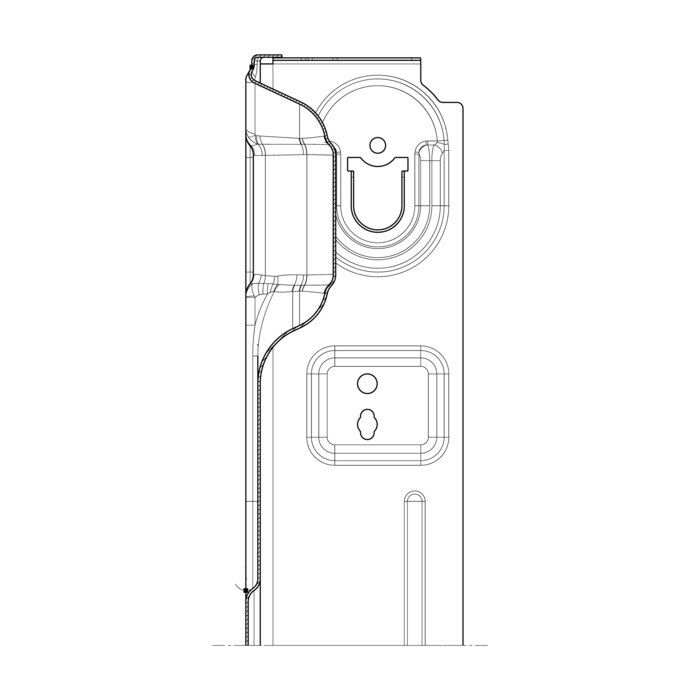 AEG Electrolux 1929060414 Gehäuseteil - Rückwand