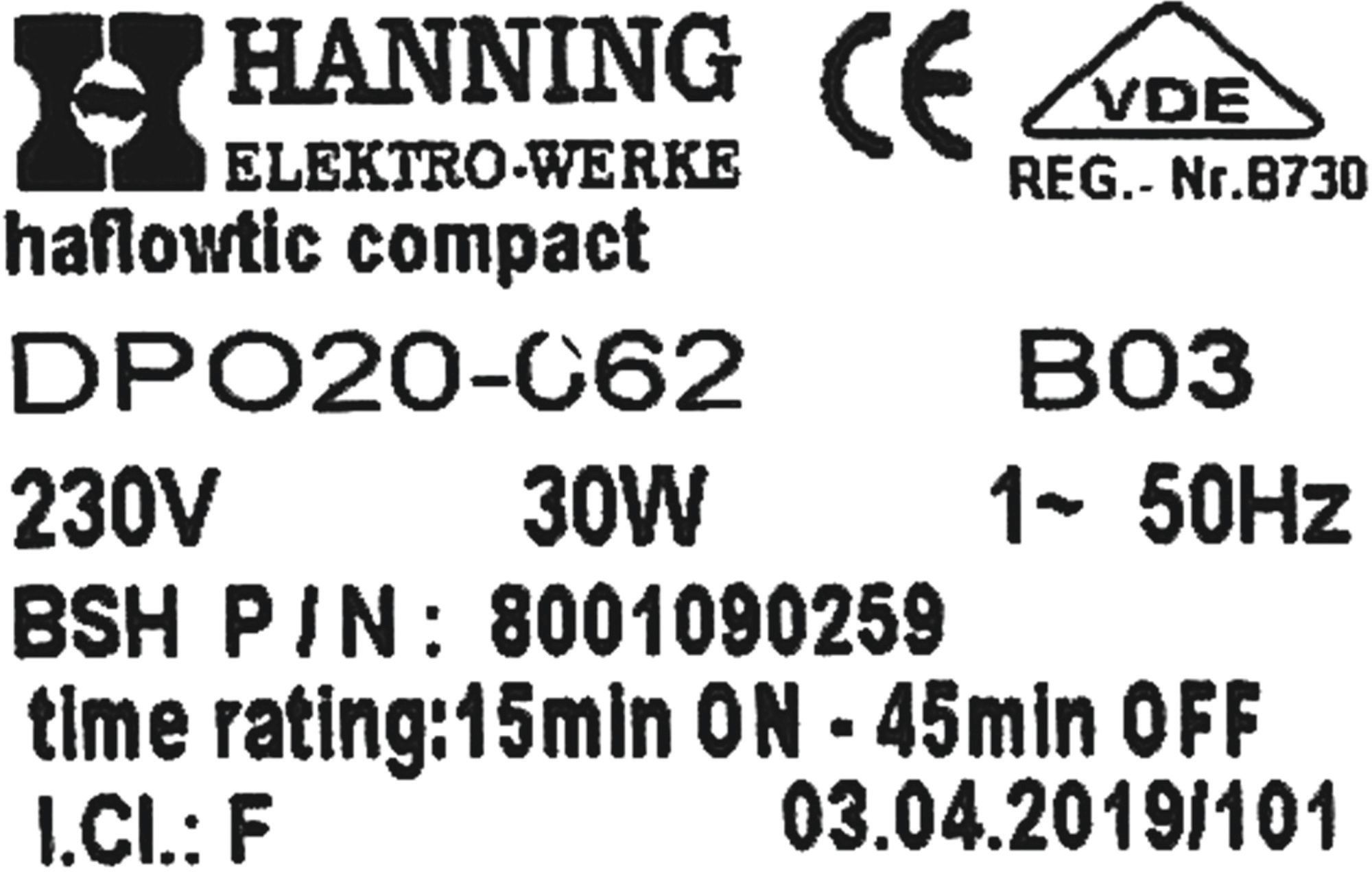 Copreci 00146083 Laugenpumpe - Kebs118/090 laugenpumpe alternativ für bosch siemens / 00145897