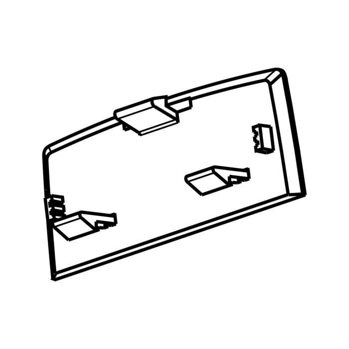 AEG Electrolux 140159656010 Klappe Deckel - Couvercle,module électronique,