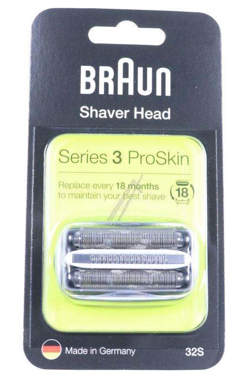 Braun Series 3 Scherblatt Scherkopf ProSkin Rasierer 80712388 Ersatzteil