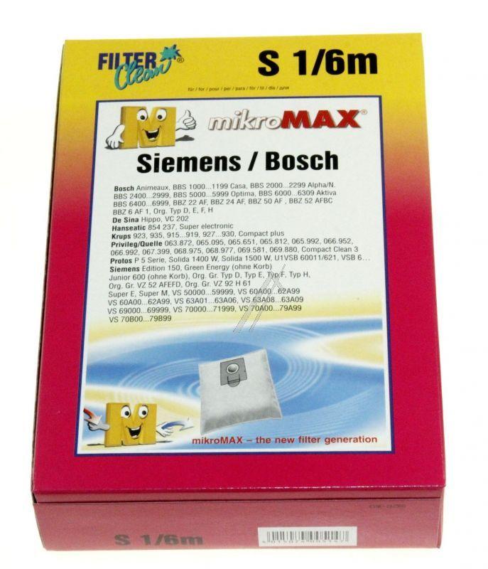 Filter Clean FL0027K Staubsaugerbeutel - S1m micromax staubsaugerbeutel 4 stück