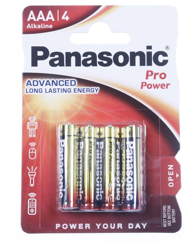 Panasonic LR03PPG4BP Mikrozelle 1,5V - Lr03 pro power alkali batterie aaa 1,5v 4er blister