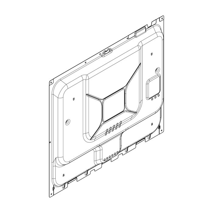 AEG Electrolux 140153020015 - Panneau arrière,four