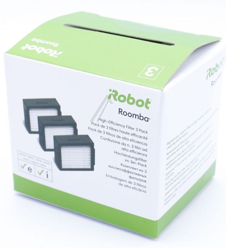 iRobot 4624876 Staubsaugerfilter - Passend für irobot roomba e & i series filter 3 pack