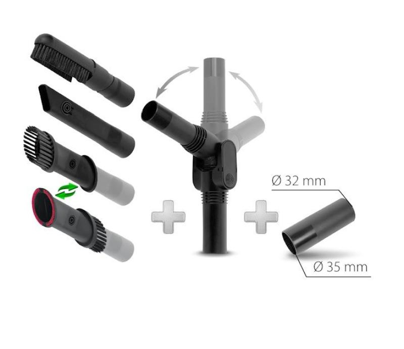 SEB ZR903401 - Multifunktionsaufsatz-set staubsauger rohr ø 32 mm/35 mm