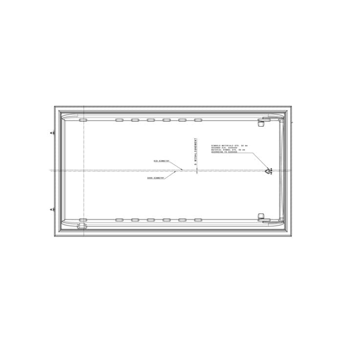 AEG Electrolux 8075933013 - Kühlschranktür,,weiss,