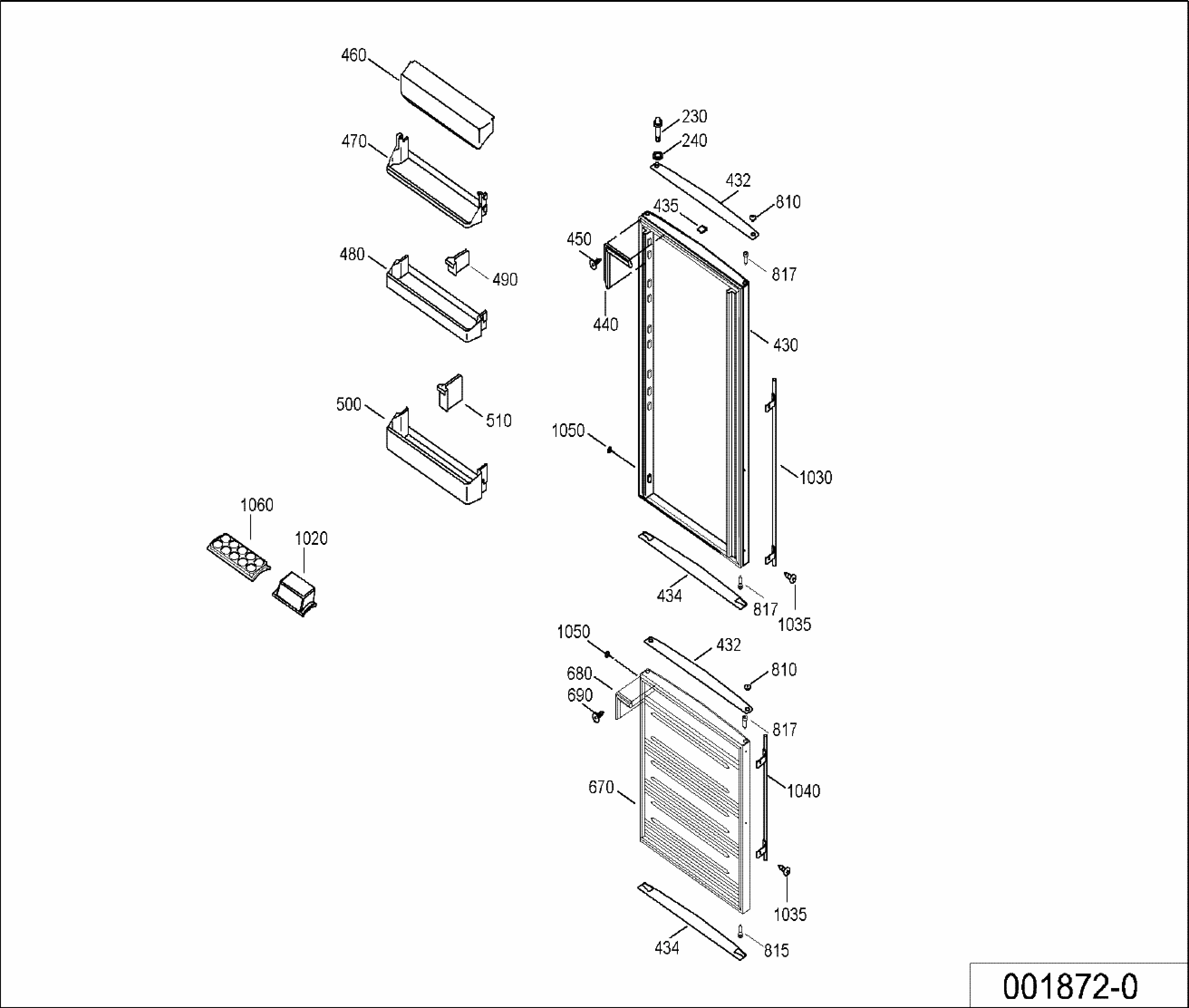 Explosionszeichnung Liebherr 995205802 KGTes 4036-26B