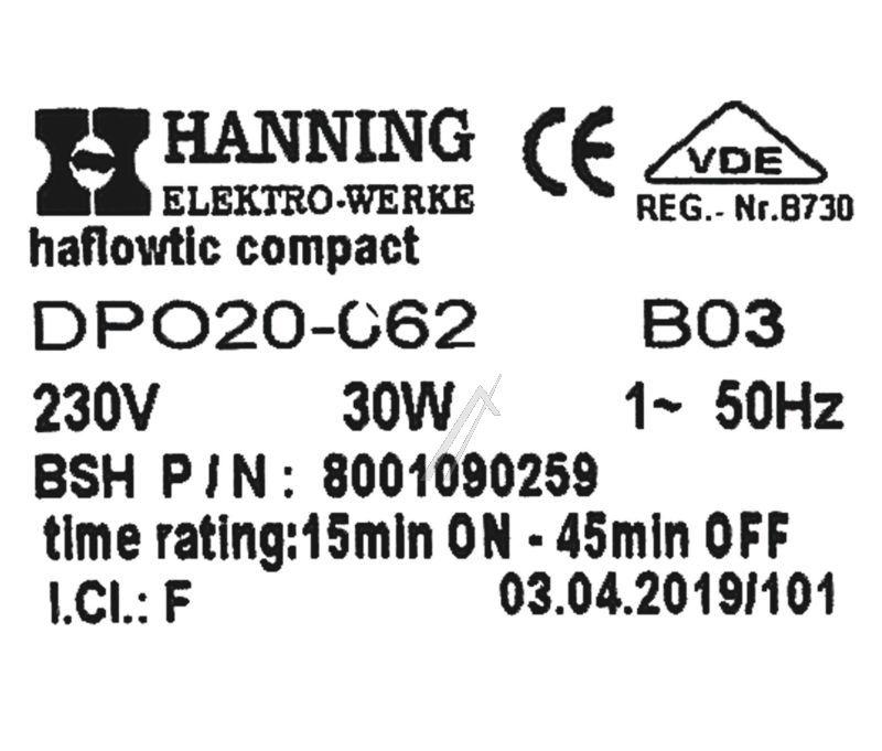 Ablaufpumpe 00146083 Bosch Siemens Waschmaschine Laugenpumpe Dpo20-062 inkl. Pumpenkopf + Sieb Ersatzteil