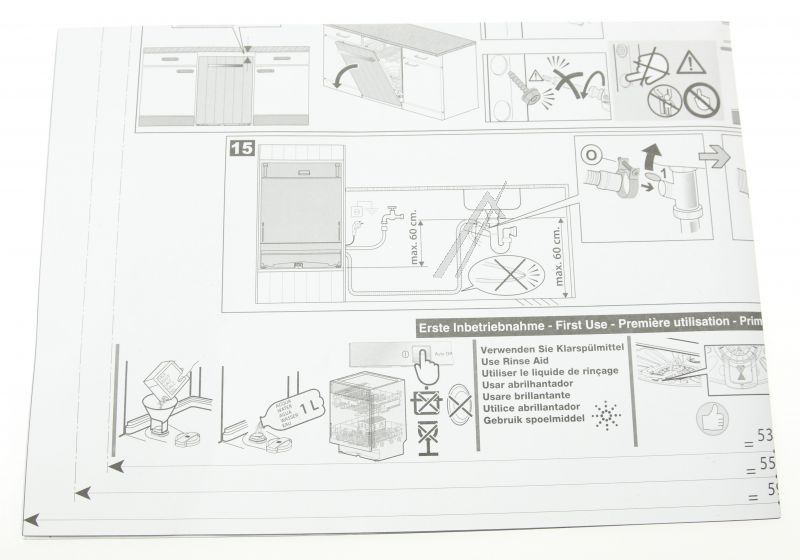 AEG Electrolux 140002854671 Schablone - Schablone,integrierbar