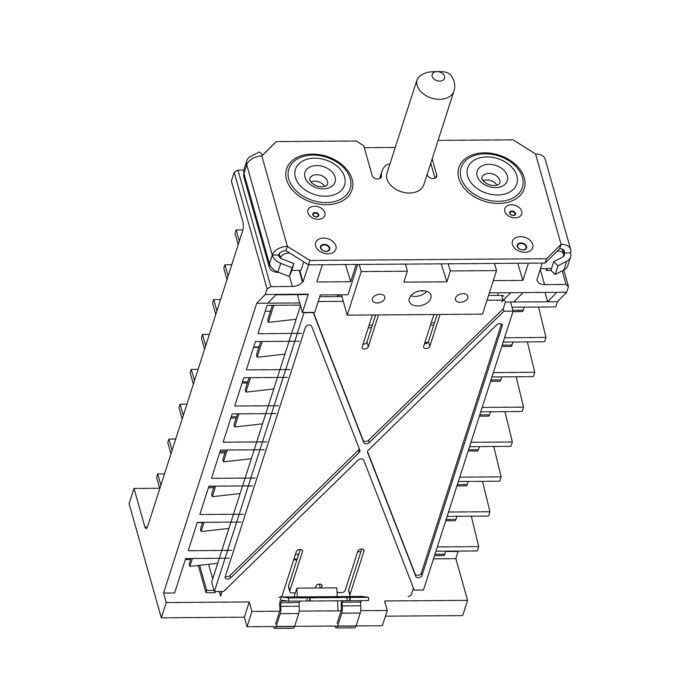 AEG Electrolux 8075222011 - Ofenschalter,7+0