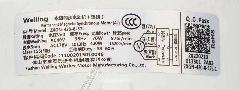 Brandt AS0075745 Waschmaschinenmotor - Motor brushless