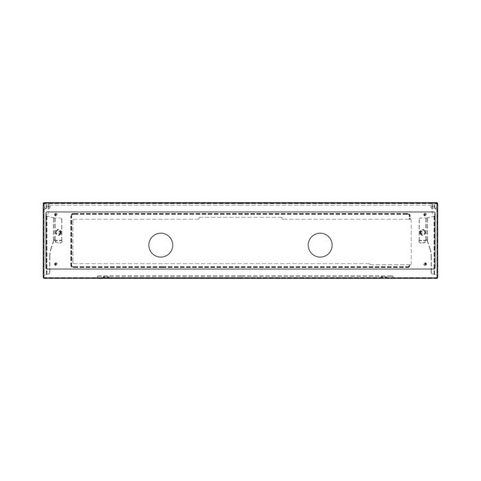 AEG Electrolux 140147884062 Bedienteilblende - Bandeau,inox,60cm,hexagon,2k