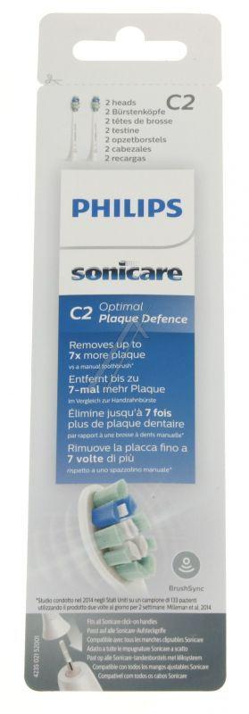 Philips Saeco HX902210 Zahnbürste - Sonicare 2er-pack c2 optimal plaque defence weiss