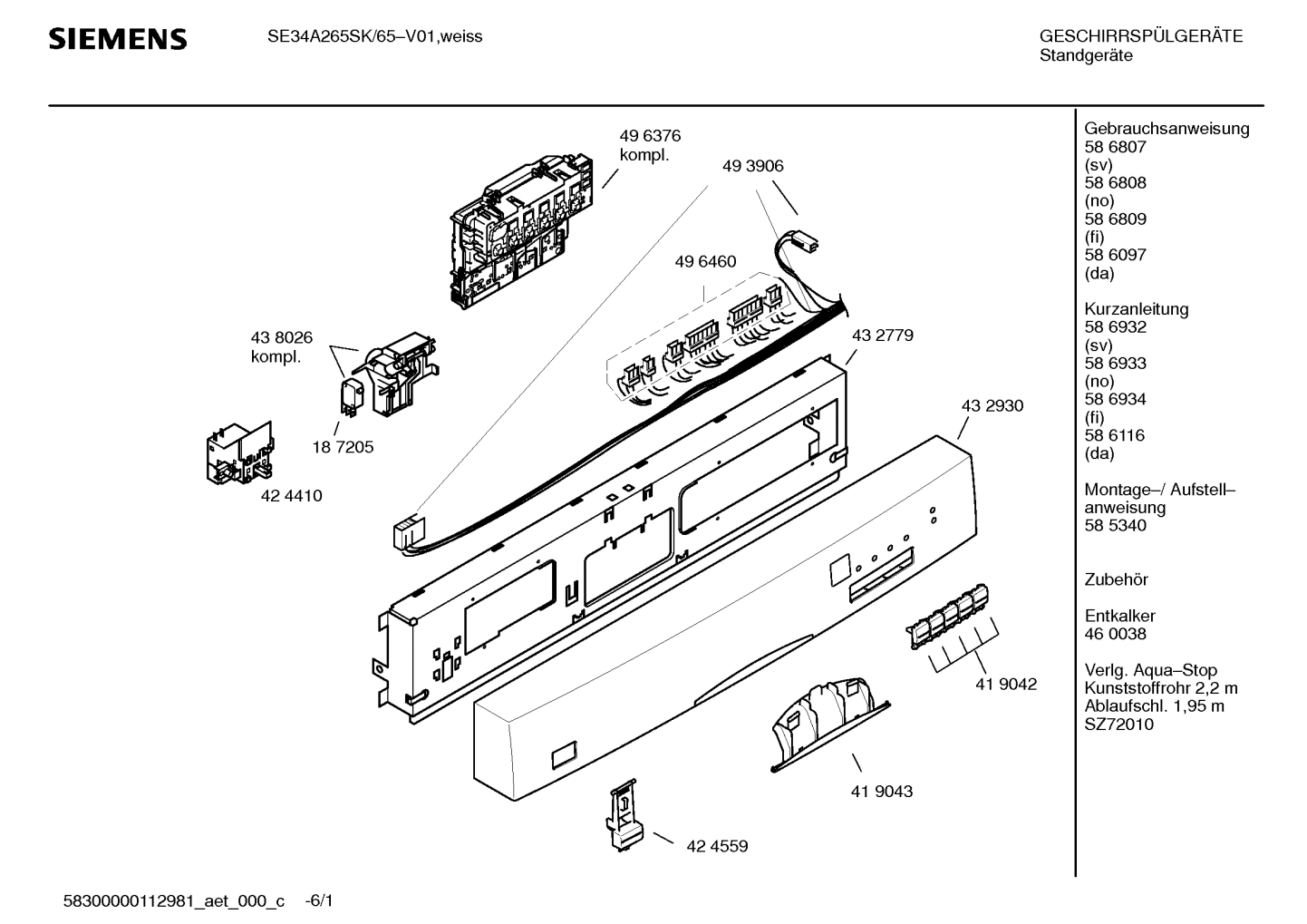 SE34A265SK/65