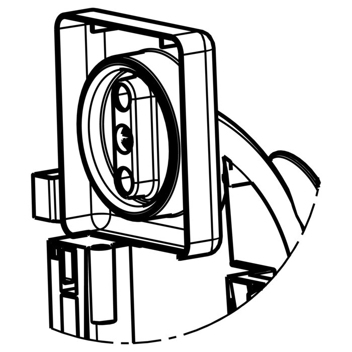 AEG Electrolux 1084137759 Unterteil Gehäuse - équerre,complet,evo,ws,c4,cw,n