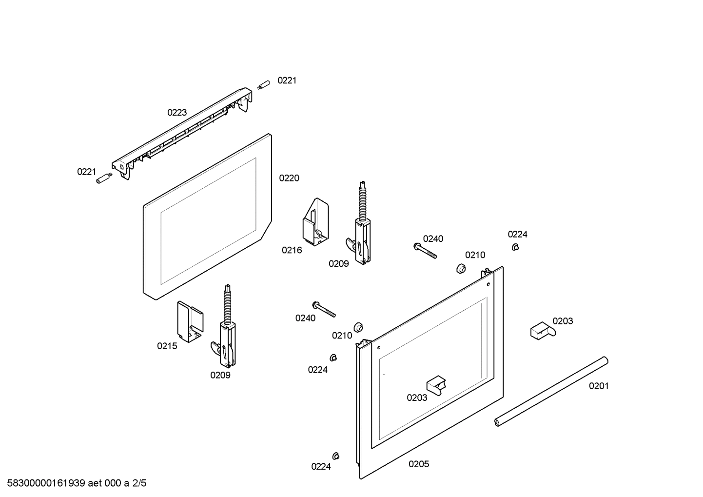 HB23AR510E/02 H.SE.NP.L2D.IN.GLASS.S1/.X.E0_C///