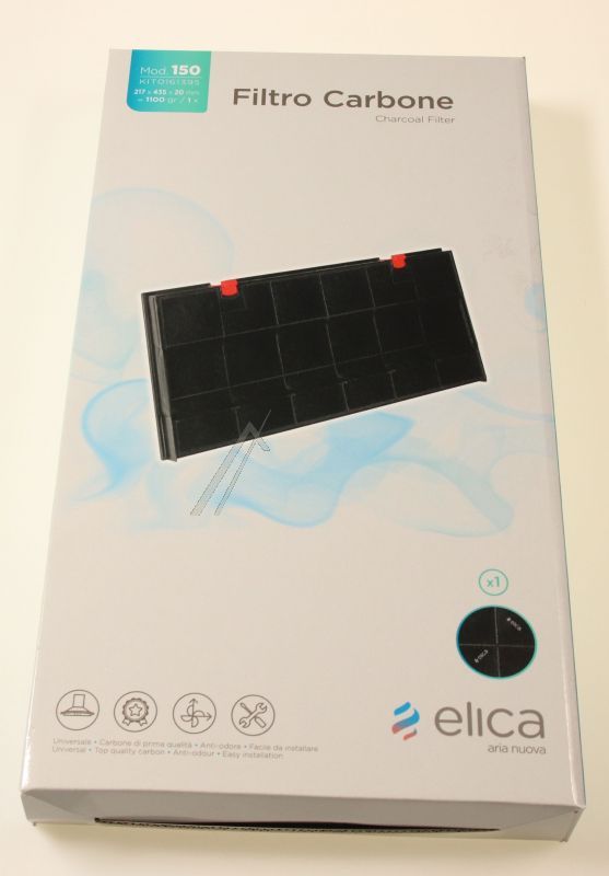 Elica KIT0161395 Kohlefilter - Aktivkohlefilter mod.150 p/elica 1pz ac 20