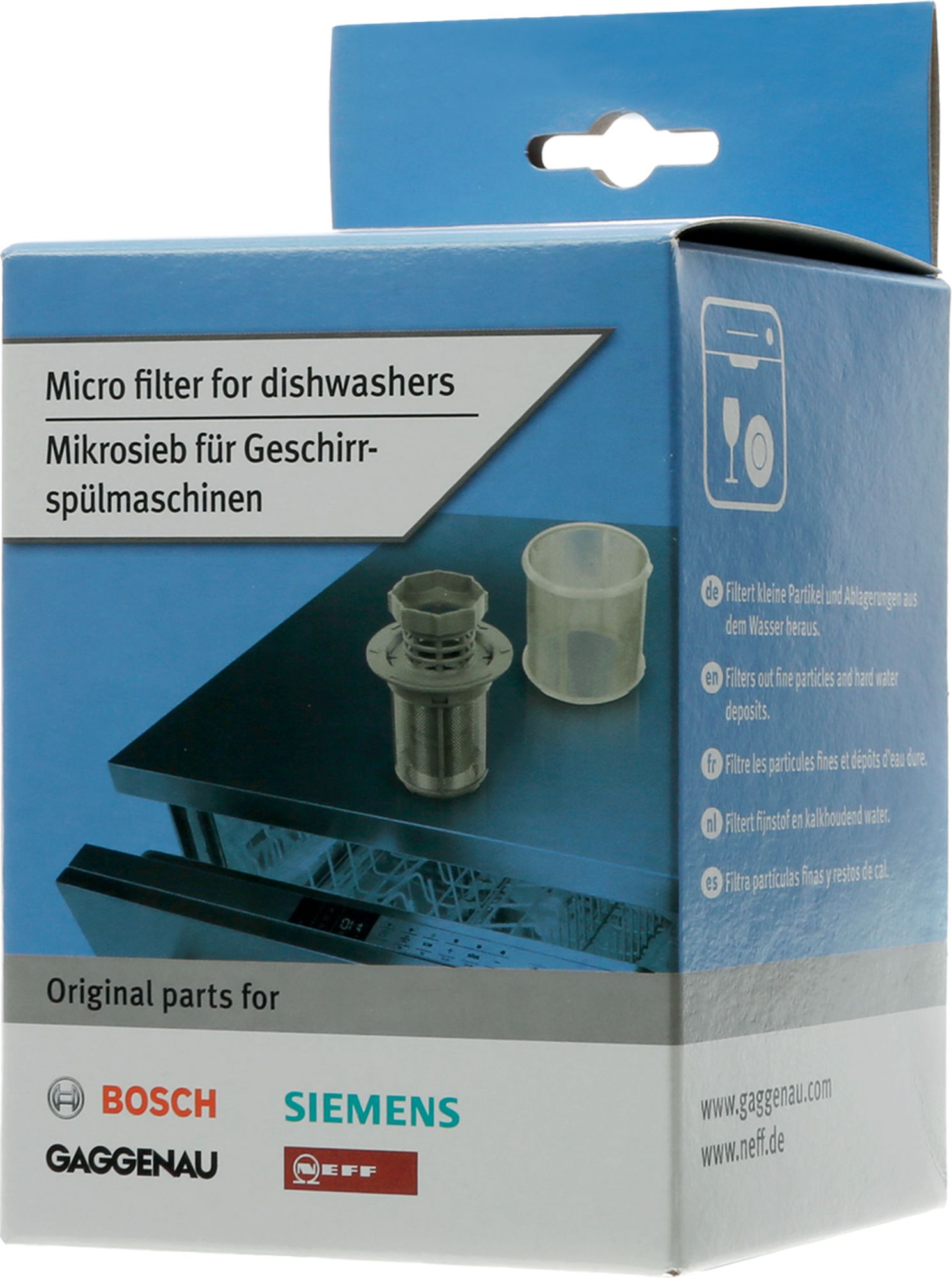 Siebset 10002494 für Geschirrspüler Bosch Siemens Microsieb fein grob Ersatzteil