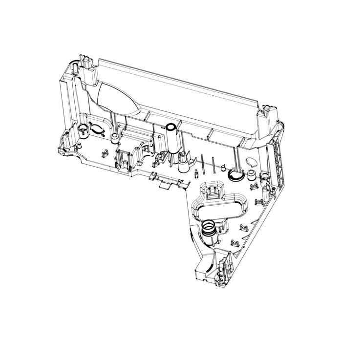 AEG Electrolux 1526292212 Unterteil Gehäuse - Geräteboden,diva/60-