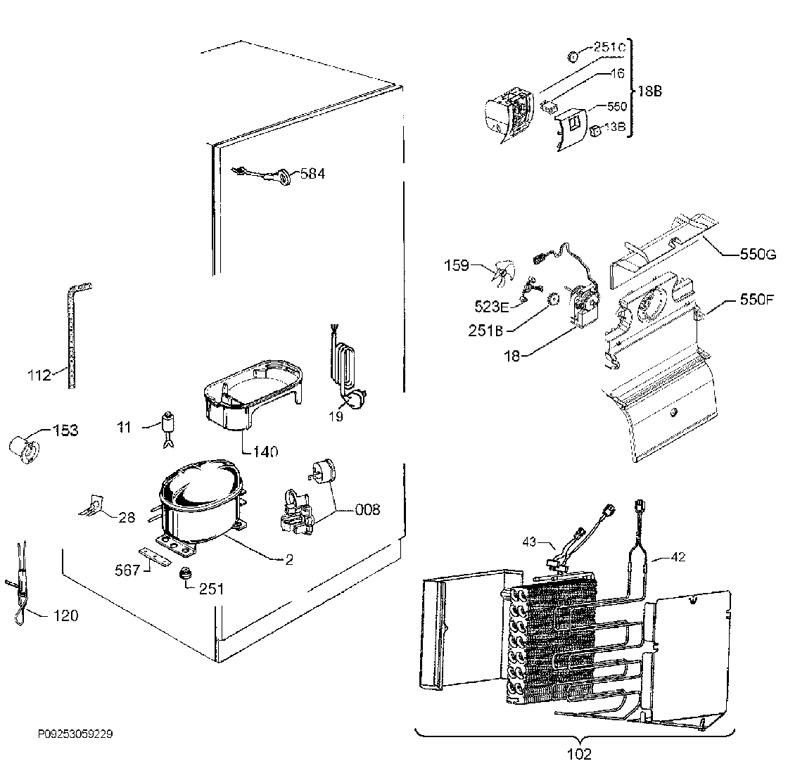 Explosionszeichnung Ikea 92505430800 KYLD