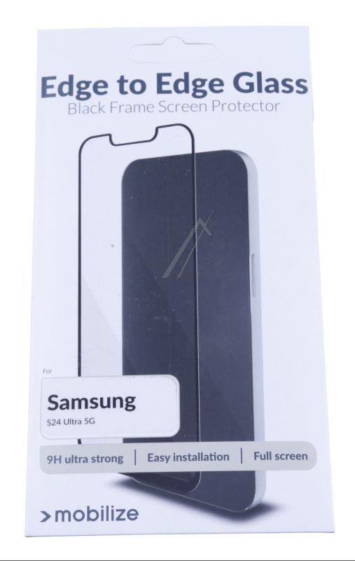 Mobilize 57495 Display-Schutzfolie - Passend für mobilize glass screen protector - black frame - samsung galaxy s24 ultra 5g