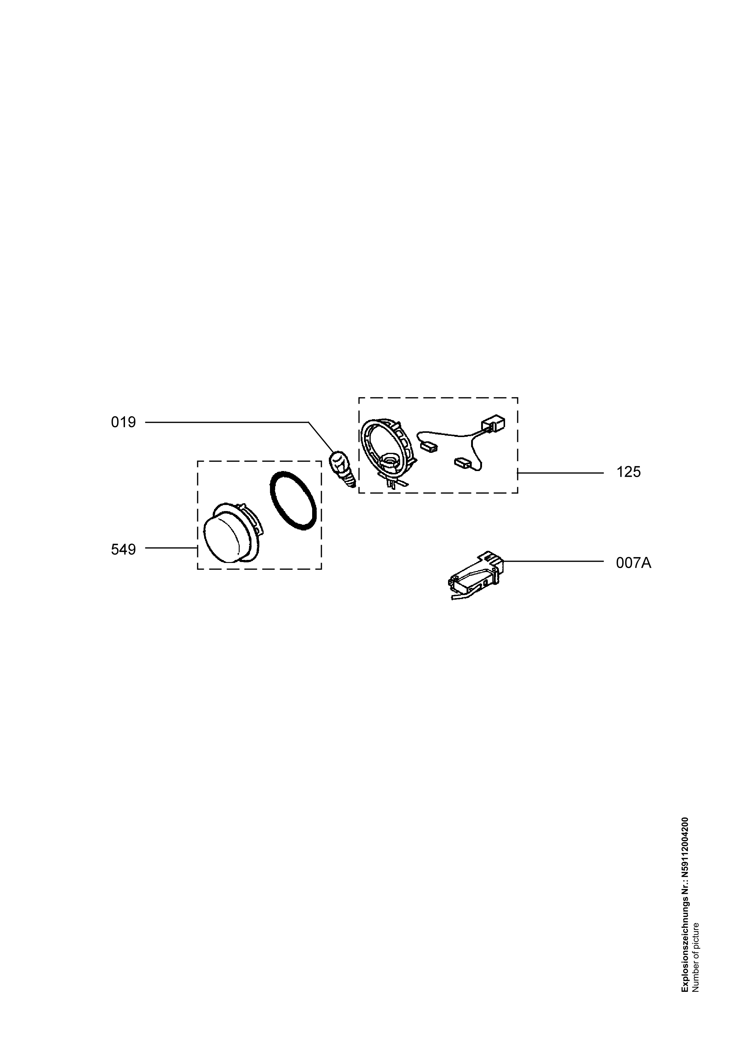 Explosionszeichnung Husqvarna 91123634800 QB 5160 W