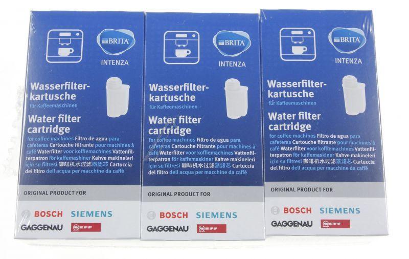 Bosch Siemens Wasserfilter für Kaffeevollautomaten 3er Pack Brita Intenza 17000706 Ersatzteil