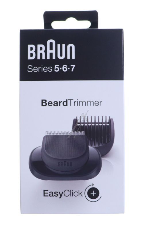 Bartschneider Braun Rasierer Serie 5/6/7 Easyclick Trimmer Aufsatz (Modelle ab 2020) 5762/5764 80712421 Ersatzteil