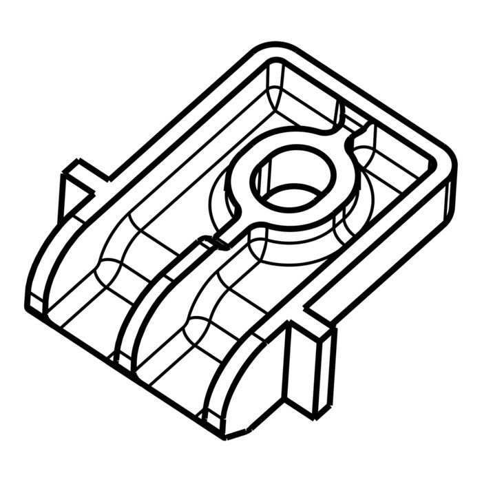 AEG Electrolux 3425813015 Halter - Halter,mulde,kunststoff