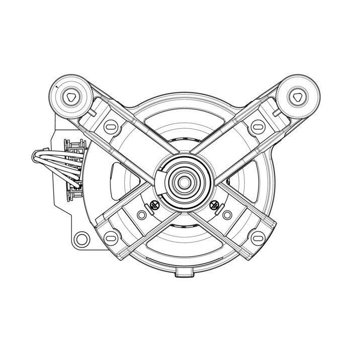 AEG Electrolux 140001345010 Waschmaschinenmotor - Motor,inverter,195v,300hz