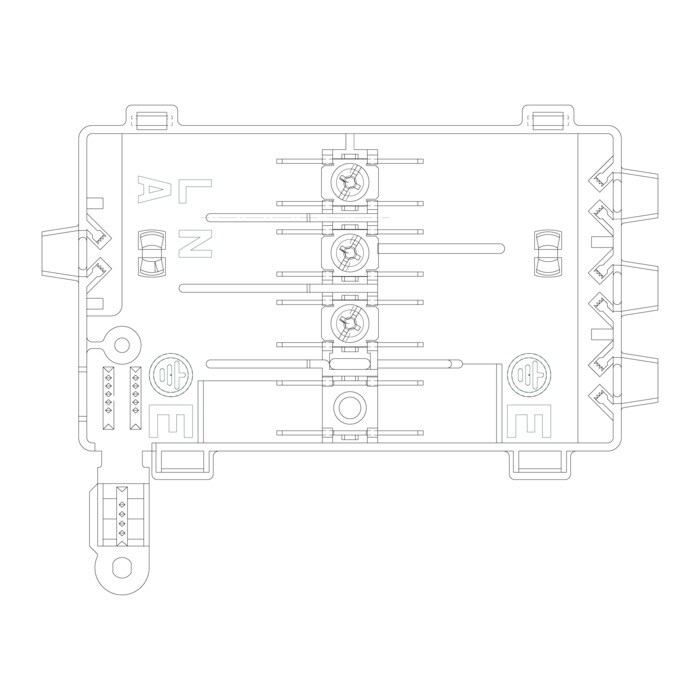 AEG Electrolux 2260201351 Klemmen - Lüsterklemme