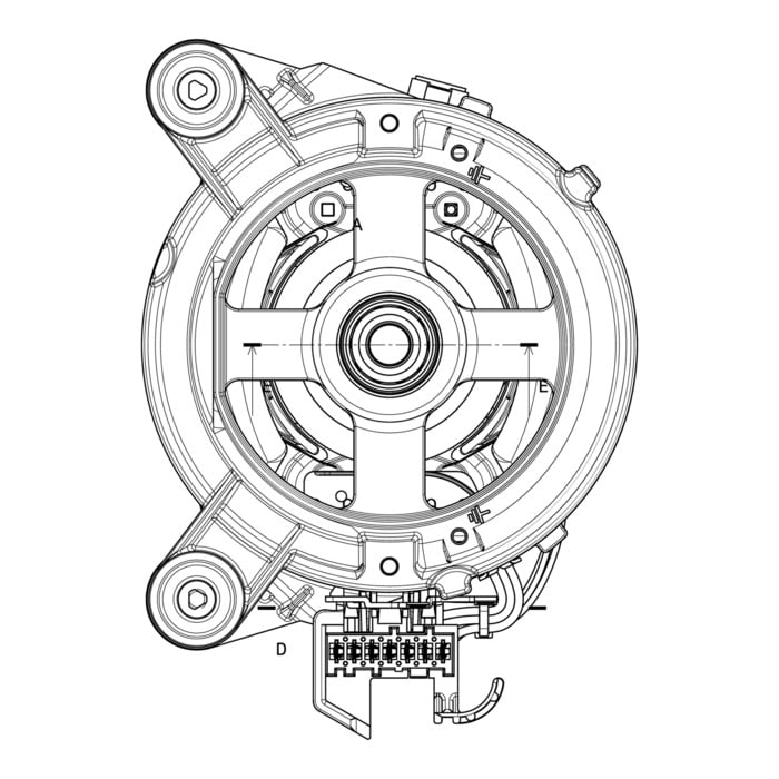 AEG Electrolux 8581086359008 Motor - Motor,commutator,universal,240