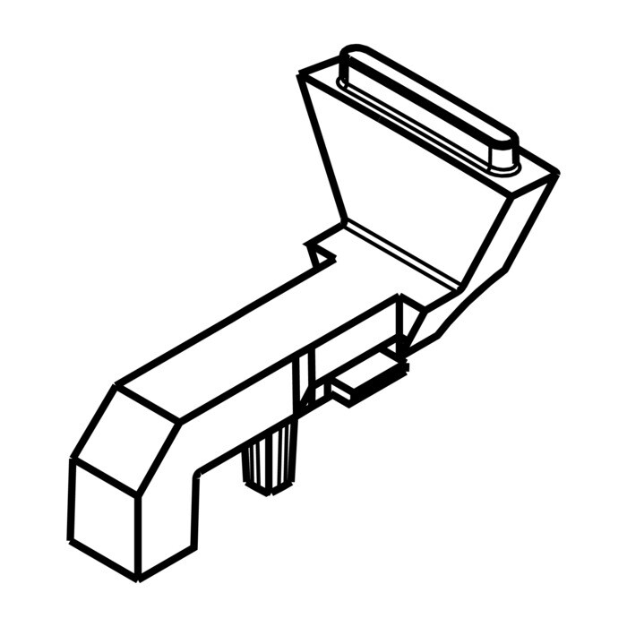 AEG Electrolux 140126450018 Haken - Lumière,guide