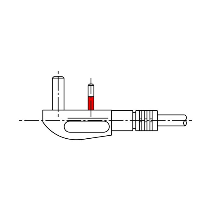 AEG Electrolux 1325397113 Netzkabel - Zuleitung,2.25m