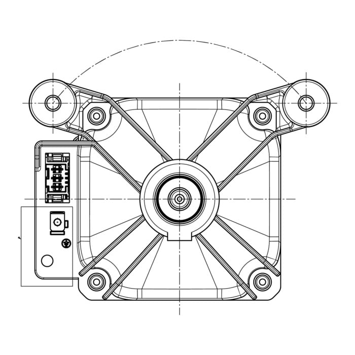 AEG Electrolux 140151949017 Motor - Motor,magnet,240v,50hz,ø21,5mm