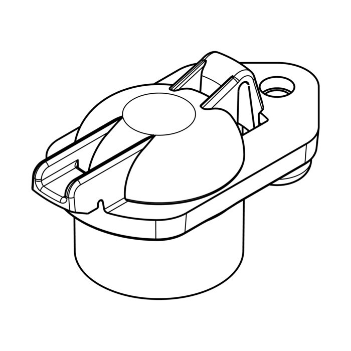 AEG Electrolux 1325599122 Kappe - Kappe,halter,dämpfer