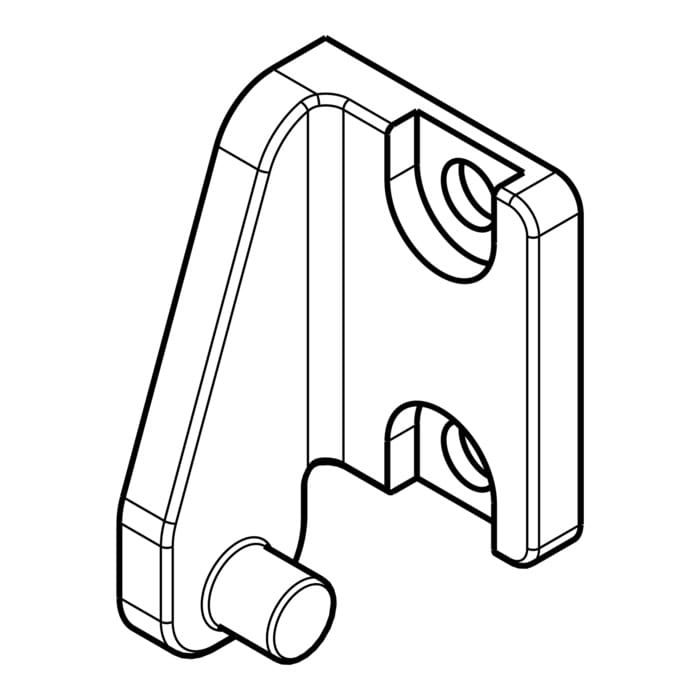 AEG Electrolux 3425696022 Halter - Träger scharnier,halter,klappe