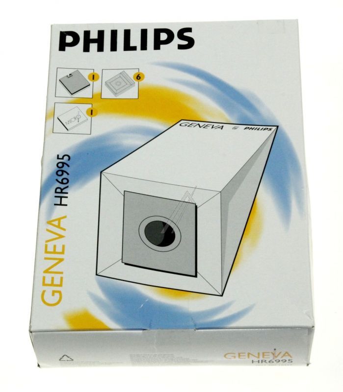 Philips 482248010227 Staubsaugerbeutel - Hr6995 staubbeutel, 6 stück