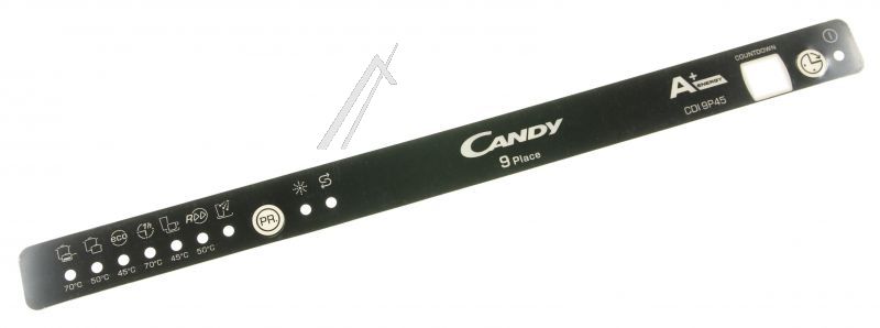 Candy Hoover 49025129 Bedienteilblende - Front blende de platte