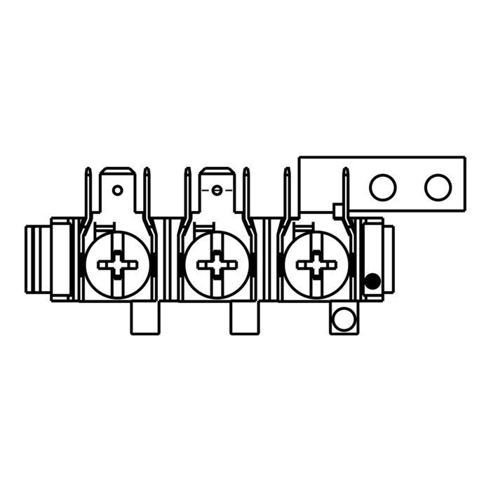 AEG Electrolux 3192553109 Klemmbügel - Klemme,netzanschluss,3-polig,o