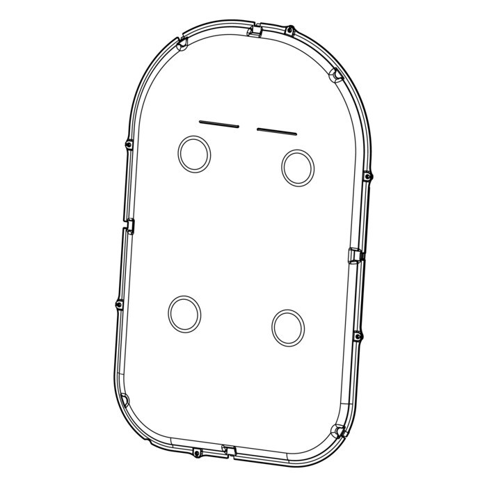 AEG Electrolux 1327639108 Blende - Blende,hinten