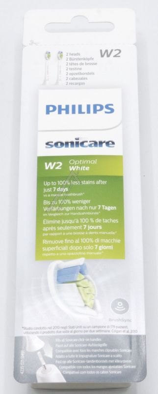 Philips Saeco HX606210 Zahnbürste - Sonicare diamond clean 2 pack weiss