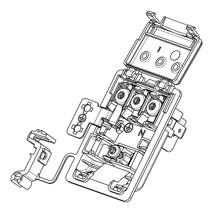 AEG Electrolux 140074520010 Lüsterklemmen - Lüsterklemme