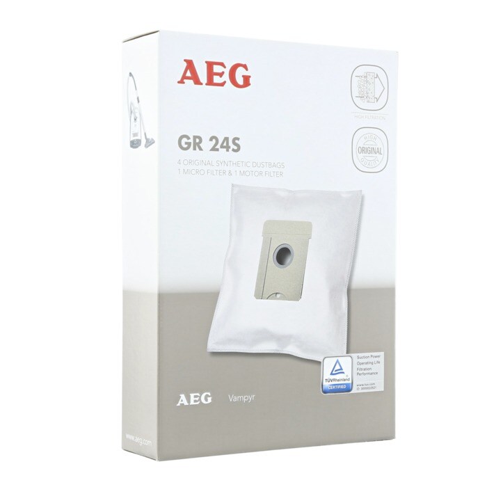 AEG Electrolux 9002565415 Staubsaugerbeutel - Gr24s 4 staubbeutel microflies + 1 microfilter + 1motorfilter