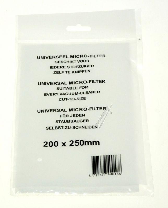 Staubsaugerfilter Mikrofilter 200x250mm universal zuschneidbar