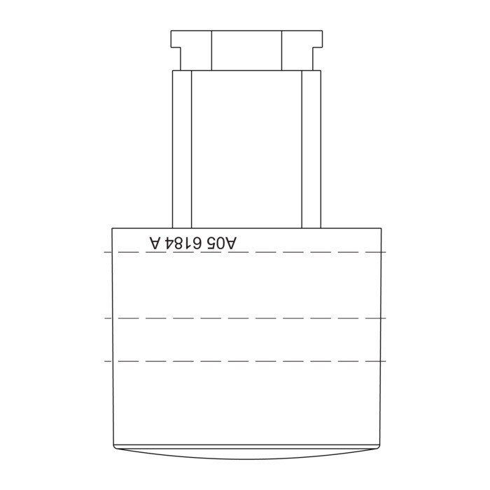 AEG Electrolux 140056184025 Knebel - Knebel,energieregler,inox,0-9