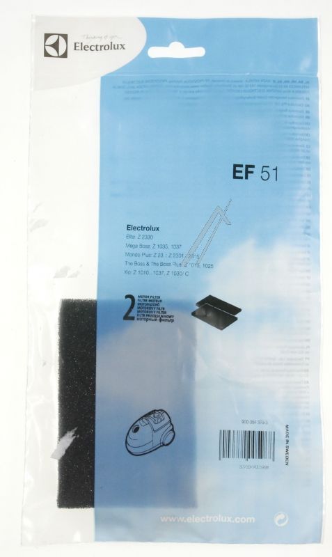 AEG Electrolux 9000843293 Motorfilter - Ef51 ef51 2 motor filters