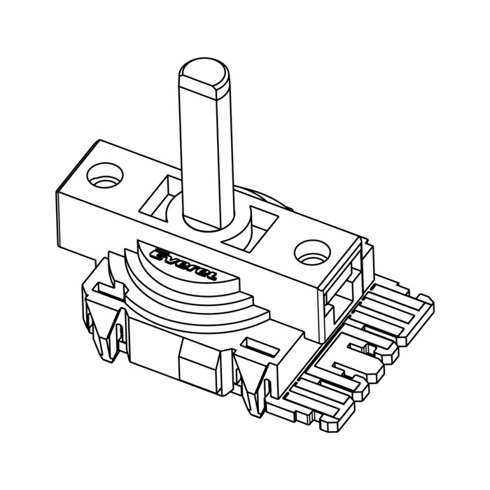 AEG Electrolux 3570834022 Drehschalter - Drehwähler,mulde,bedienung,0+1